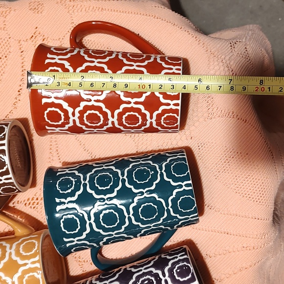 Tabletop avenuesl retired embossed tile classic mug set timeless - Picture 6 of 6